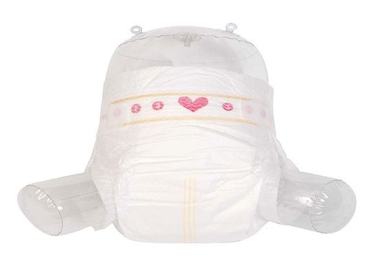 ODM Cartoon Printed Non Woven Fabric Baby Diaper Reusable Magic Tapes