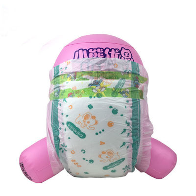 Cotton Disposable Newborn Baby Diapers 8lb Super Absorbent Polymer