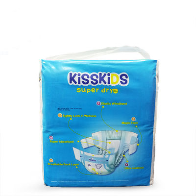 Breathable Backsheet Baby Born Diapers 27lbs 3D Leak Prevention Channel