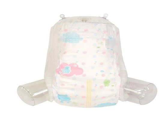 SMS Non Woven Super Soft Baby Diapers Magic Tape 450*320mm Customized