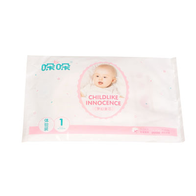 PE Film Newborn Baby Diapers White Color ADL Triple Absorbent