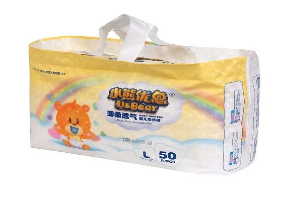 Ultra Soft Breathable 32lbs Baby Tape Diapers For Newborn Baby