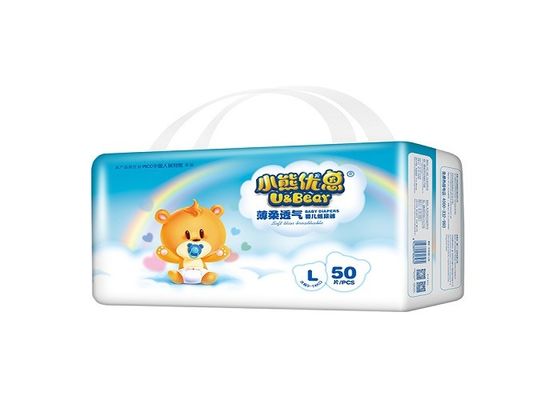 USA Fluff Pulp Infant Baby Diapers 360 Degree Elastic Stretchable Waistband