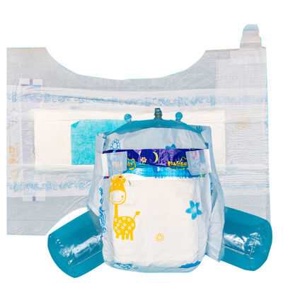 Blue ADL Newborn Baby Diapers Large Size 	520*320mm Breathable Absorption