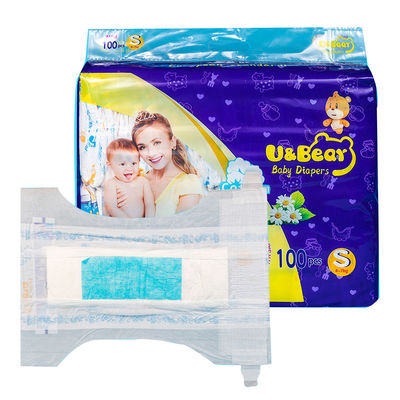 3D Leak Prevention Channel Newborn Baby Diapers Disposable Waterproof Nappies