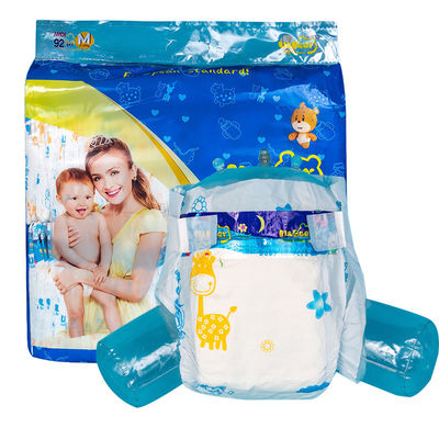 Japan SAP Newborn Baby Nappies Non Woven Fabric Elastic Waistband