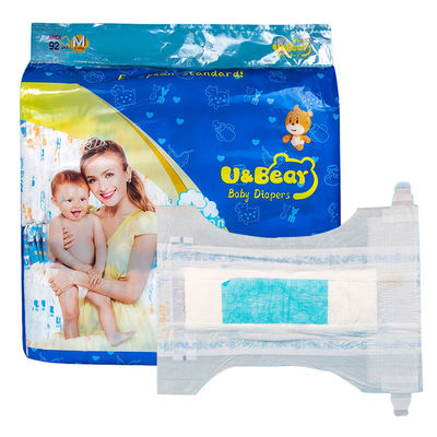 Japan SAP Newborn Baby Nappies Non Woven Fabric Elastic Waistband