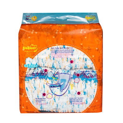 Ultra Soft Full Size 800ml Newborn Baby Diapers Non Woven Fabric Topsheet