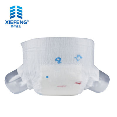 Soft Fabric Cotton Core Disposable Baby Diapers 500ml Eco Friendly Nappies