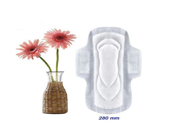 2mm Thick Soft Cotton Sanitary Napkin Anion Chip Core 8 Layers