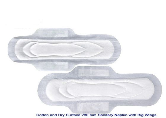 Ultra Thin Winged Disposable Cotton Sanitary Pads 290mm Japan SAP