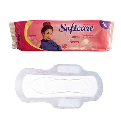 Night Use 290mm Cotton Sanitary Napkin Ultra Long Breathable PE Film