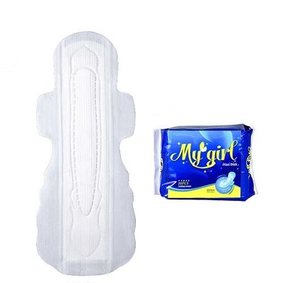 Day Used Winged Cotton Sanitary Napkin 240mm Ultra Thin With Leakguard