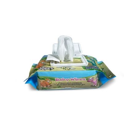 50gsm Spunlace No Fluorescer Baby Wet Wipes For Newborn Babies