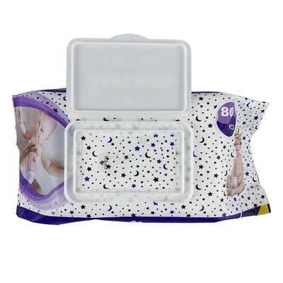 Embossing Cleaning Baby Wet Wipes 50gsm