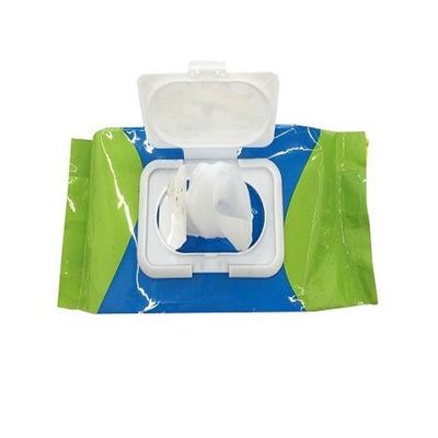 Cross Plain Spunlace Baby Wet Wipes 60pcs RO Purified Water Soft Touch