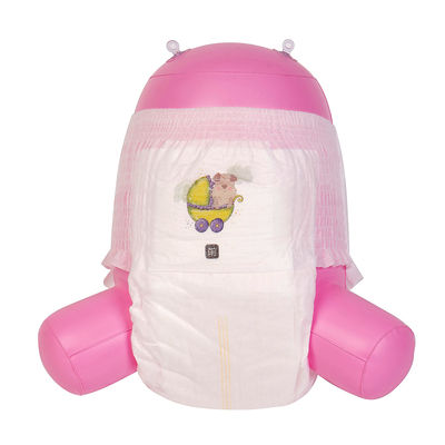 Cotton Printed Pull Up Baby Diapers Size 4 Disposable Antileak Protection