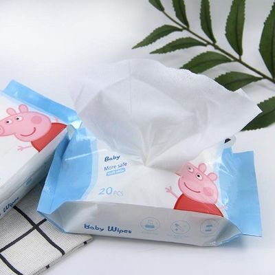 Skin Friendly Bamboo Baby Wipes Biodegradable 120pcs Eco Friendly