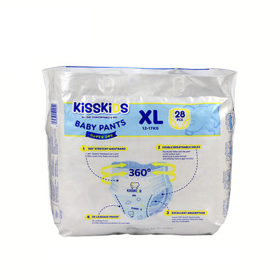 Anti Leak Breathable 40lbs Disposable Training Pants For Toddlers