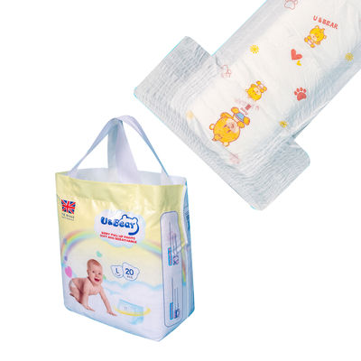 360 Elastic Waistband Pull Up Baby Diaper Fluff Pulp Disposable Training Pants