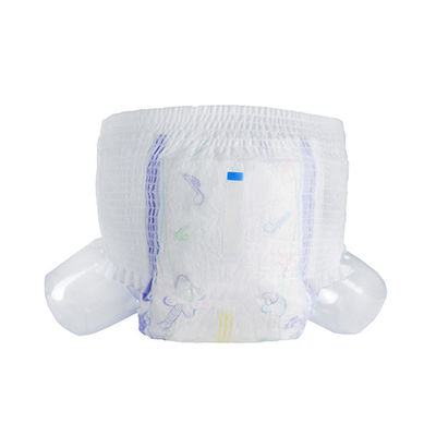 Breathable Backsheet Pant Type Diapers White ADL Size 4 Pull Up Nappies