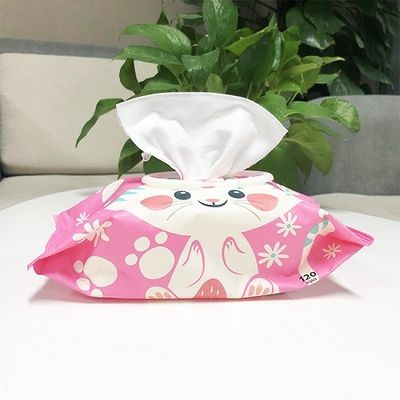 OEM Skin Cleaning Baby Soft Wet Wipes Goat Milk No Sensitization