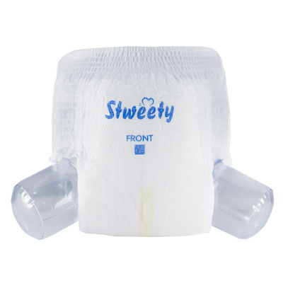 Big Elastic Waistband Pull Up Overnight Diapers Green ADL Organic Disposable Nappies