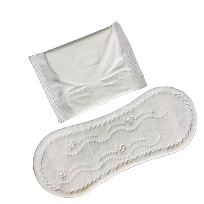 SGS Anti Leak Pure Cotton Panty Liners 190mm Non Woven Sanitary Pads No Wings
