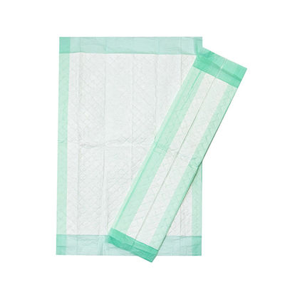 PE Backsheet 60*90cm Disposable Bed Underpads Japanese SAP Blue Color