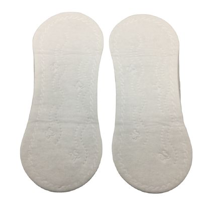 Super Absorbent 155mm Natural Panty Liners PE Leak Proof Bottom