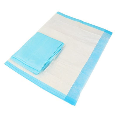 ISO Soft Cotton 600ml Pet Underpads Breathable Leakproof PE Film