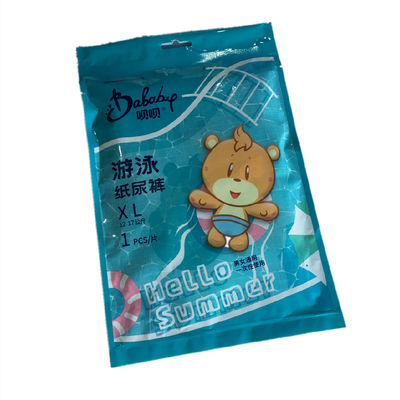 Adjusted Size Baby Swimming Pants 480*375mm Breathable PE Film