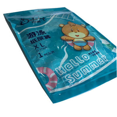 Dry Surface 22 32Lbs Disposable Swim Diapers Size 1 Anti Leak Absorption