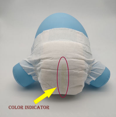 Ultra Thin Nonwoven Disposable Diaper Pants with Green Blue ADL