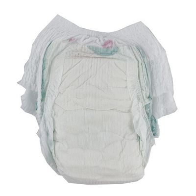 Nonwoven Topsheet Printed Infant Baby Diapers With PE Film Backsheet
