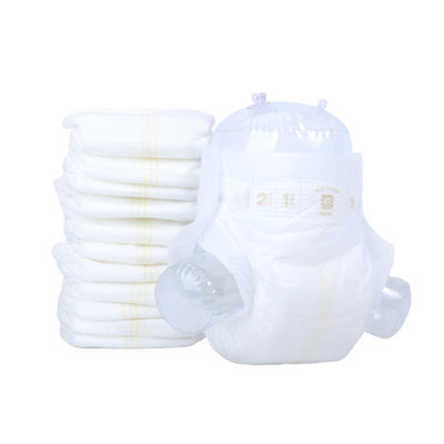 white ADL Nonwoven Topsheet Disposable Baby Diapers