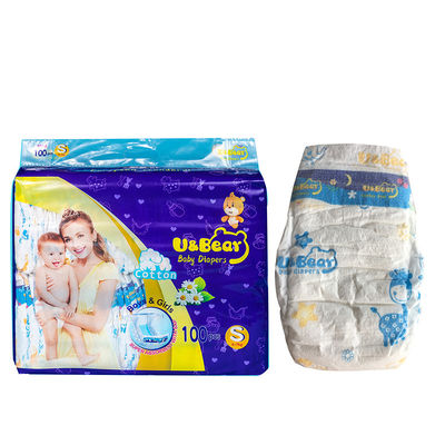 OEM Fluff Pulp Japan Sandia SAP Plain Woven Soft Baby Diaper