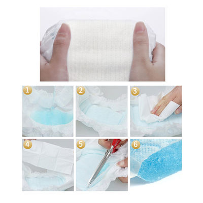 White ADL 3D Leak Prevention Soft Baby Diaper S M L XL