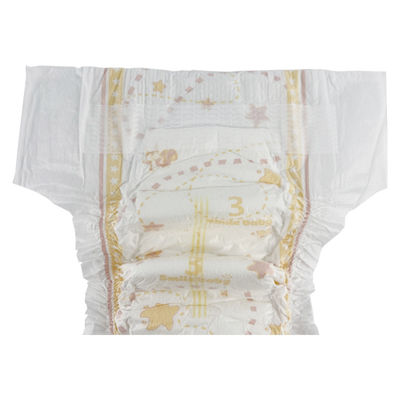 Color Printed Nonwoven Disposable Baby Diaper Pants With Clothlike Backsheet