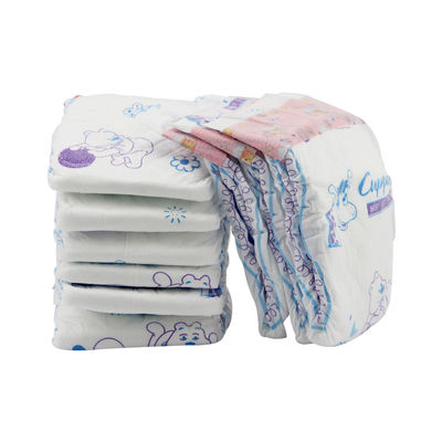 Disposable Supersoft Newborn Baby Diapers Nappies Mixed Color