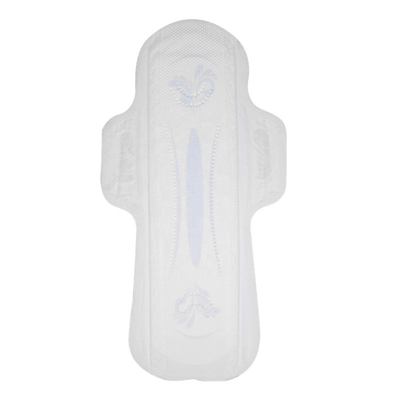 Winged Cotton Feminine Pad 245mm Day Use Lady Sanitary Napkin