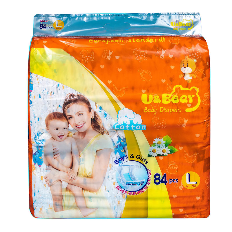 Ultra Soft Full Size 800ml Newborn Baby Diapers Non Woven Fabric Topsheet