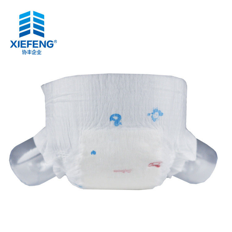 Soft Fabric Cotton Core Disposable Baby Diapers 500ml Eco Friendly Nappies