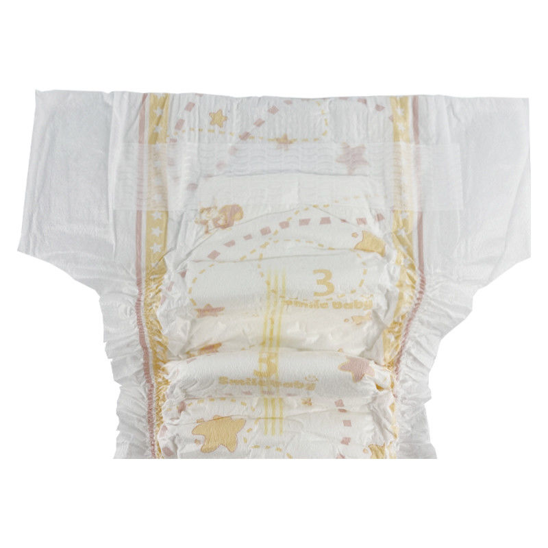 Color Printed Nonwoven Disposable Baby Diaper Pants With Clothlike Backsheet